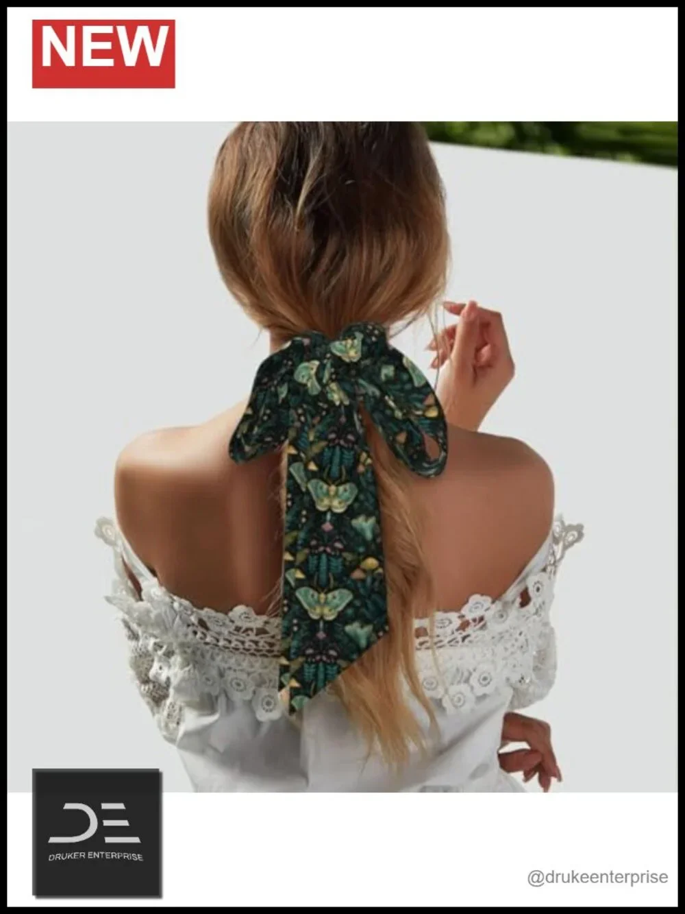 Satin Hair Scarf – Multi-Use Neck Scarf & Handbag Handle Wrap